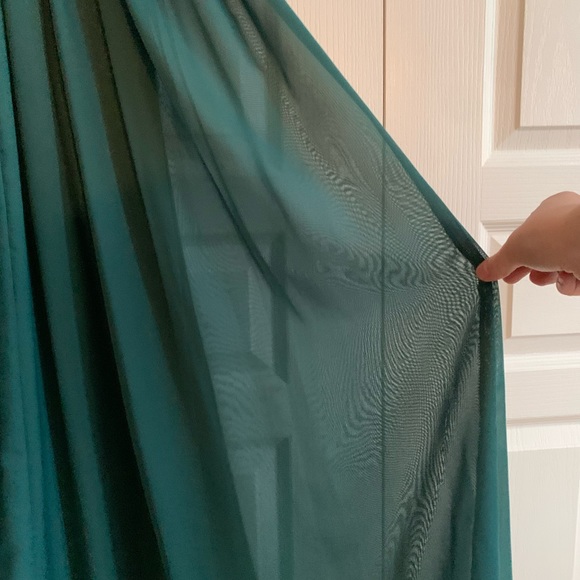 Hunter Green Grad Dress - Picture 8 of 11